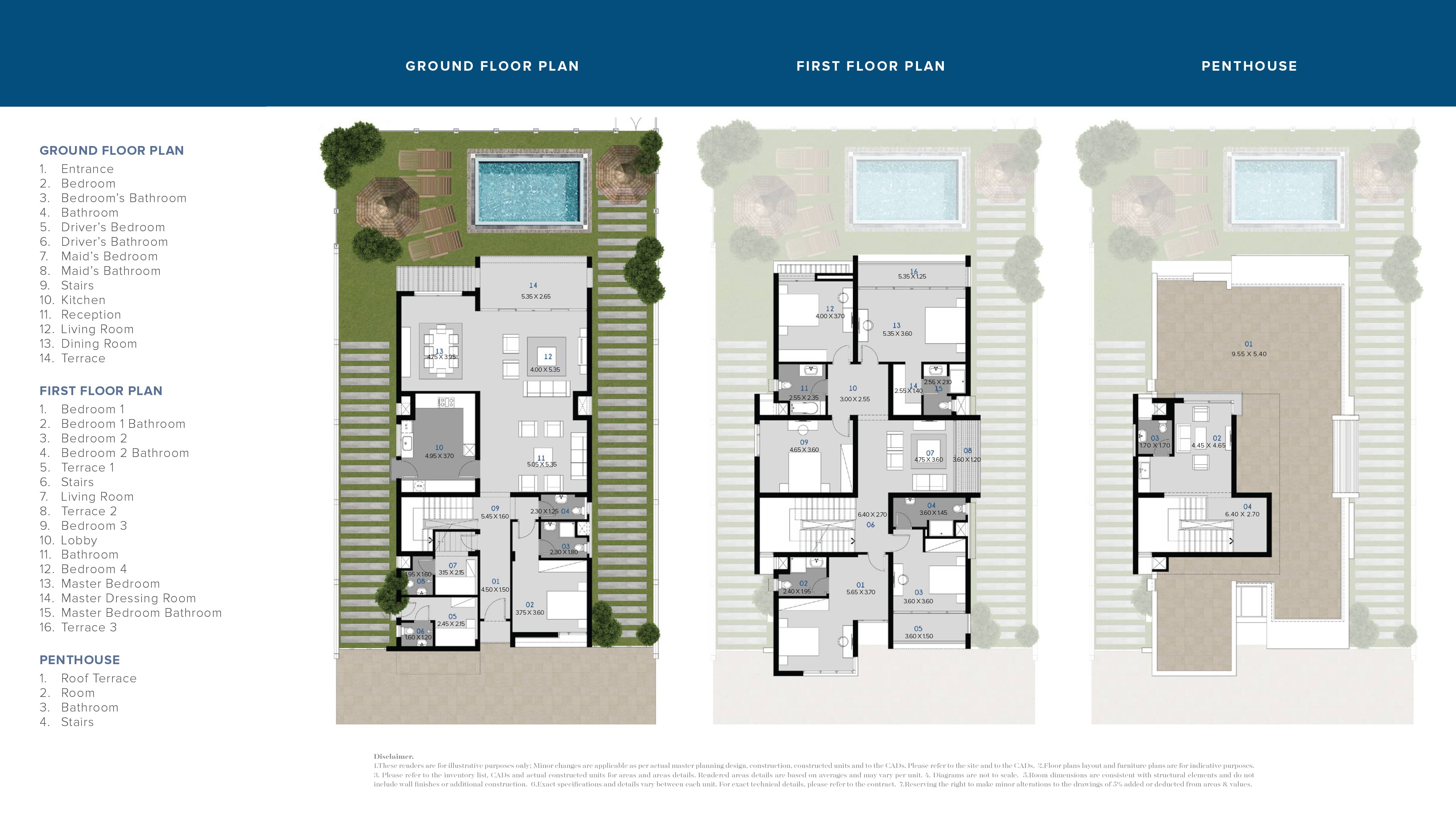 Mazarine Villasfloor plan