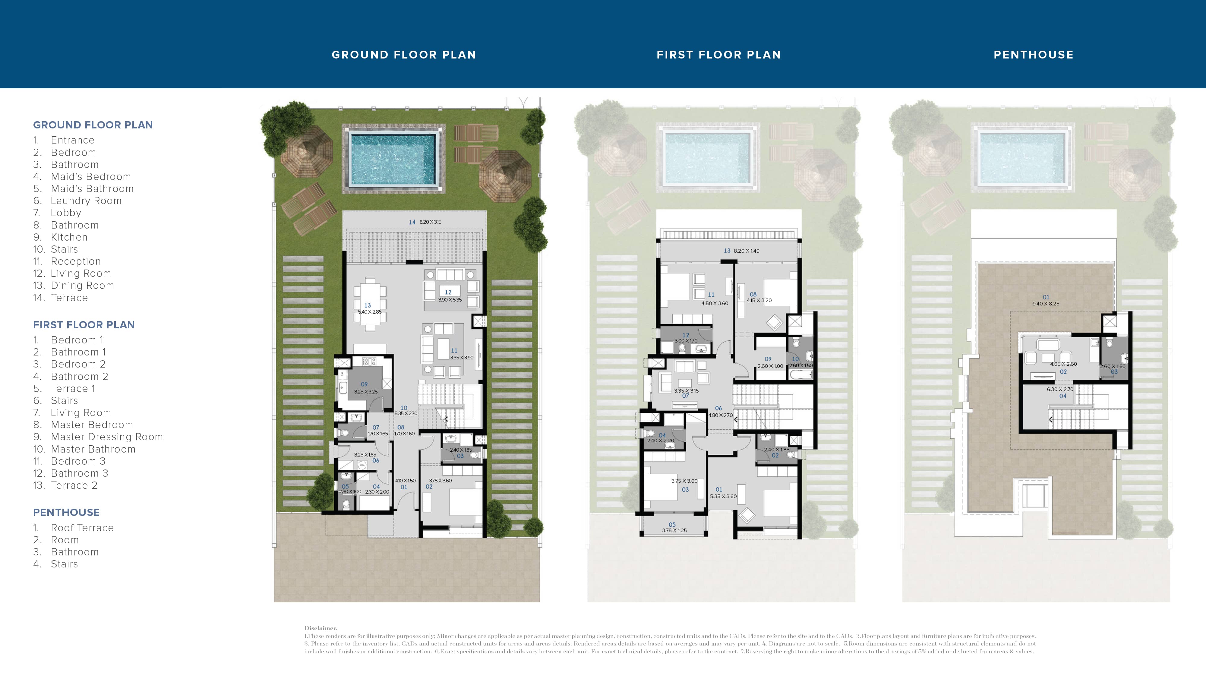 Mazarine Villasfloor plan