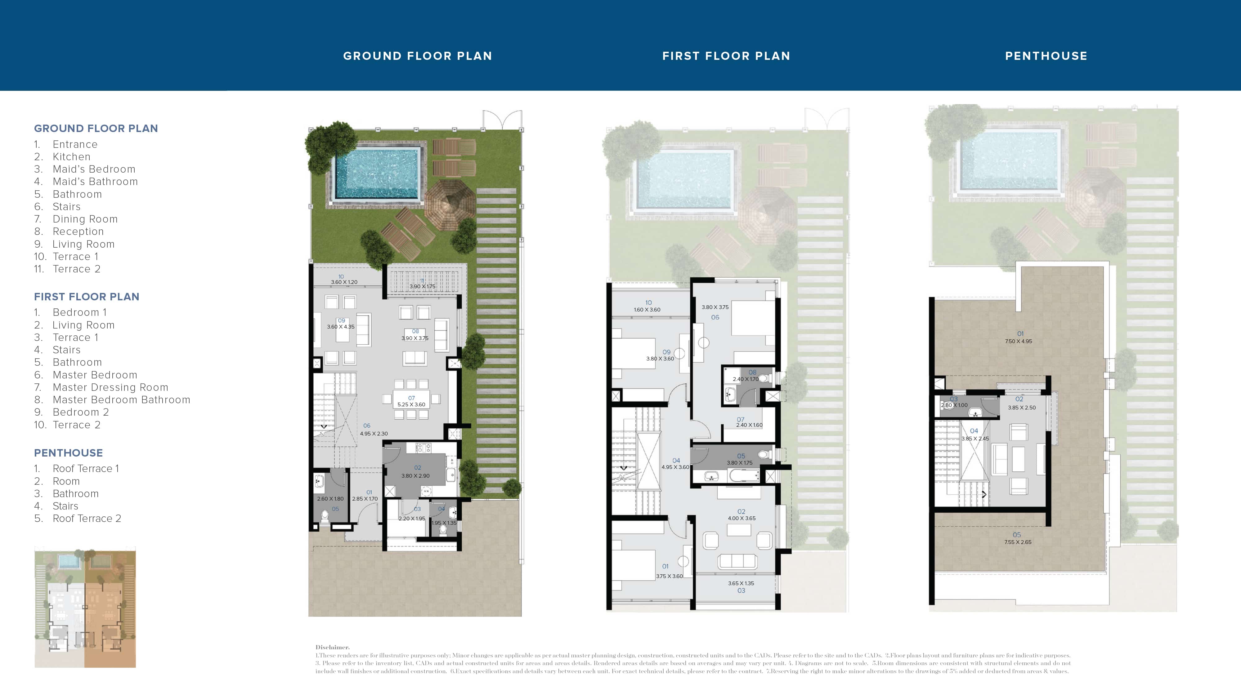 Mazarine Villasfloor plan