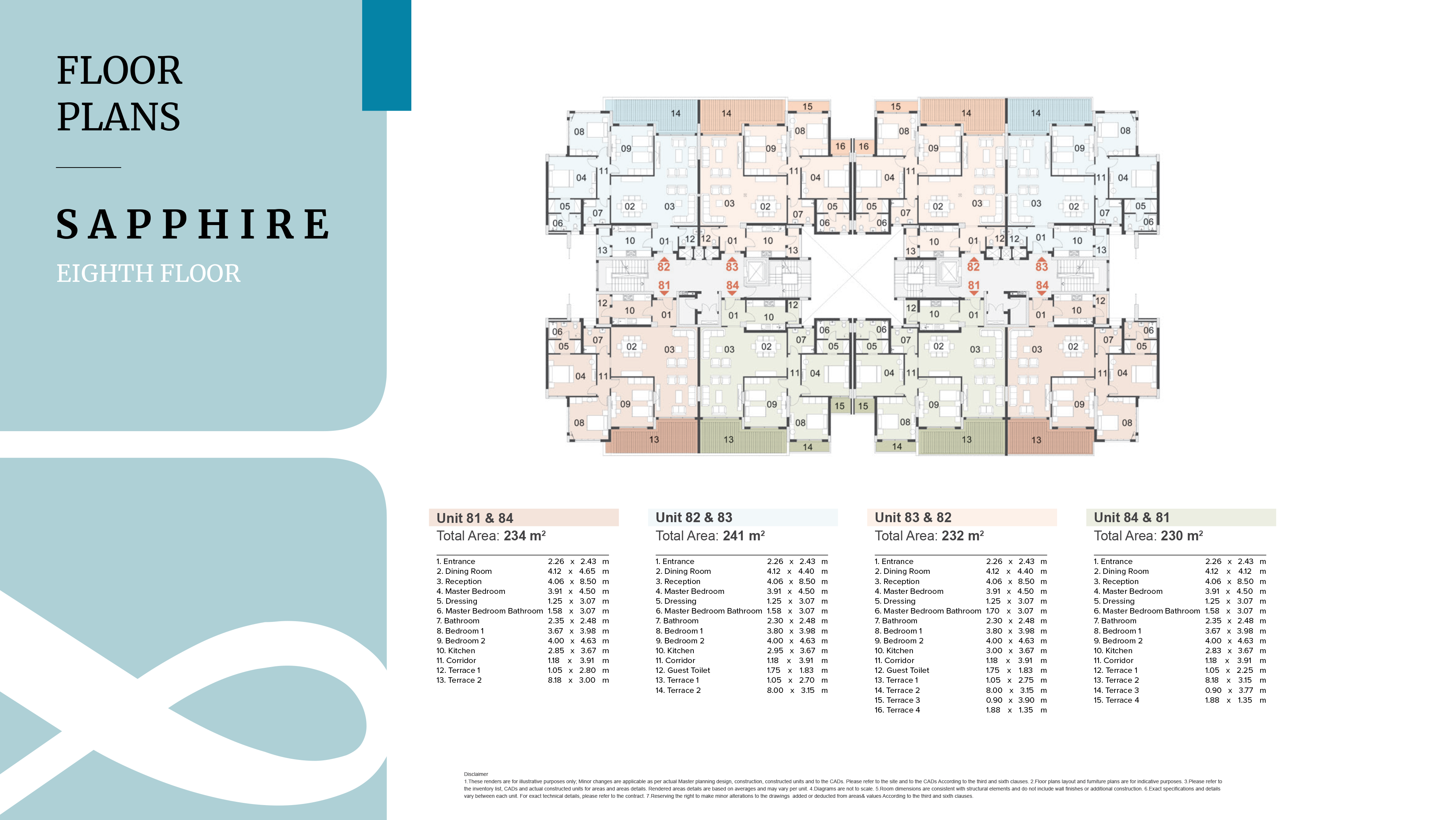 Mazarine Apartmentsfloor plan