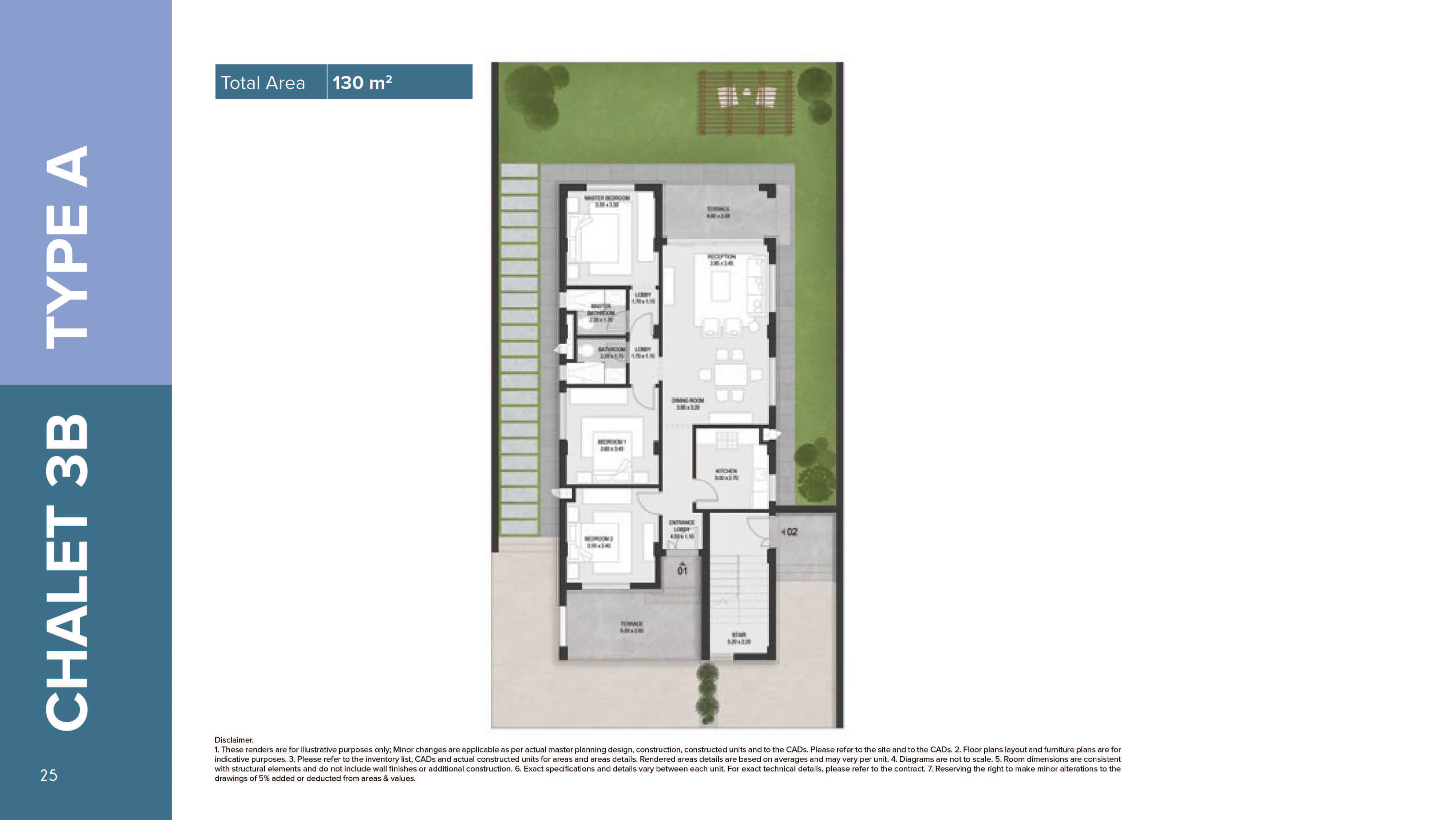Mazarine Ria Chaletsfloor plan