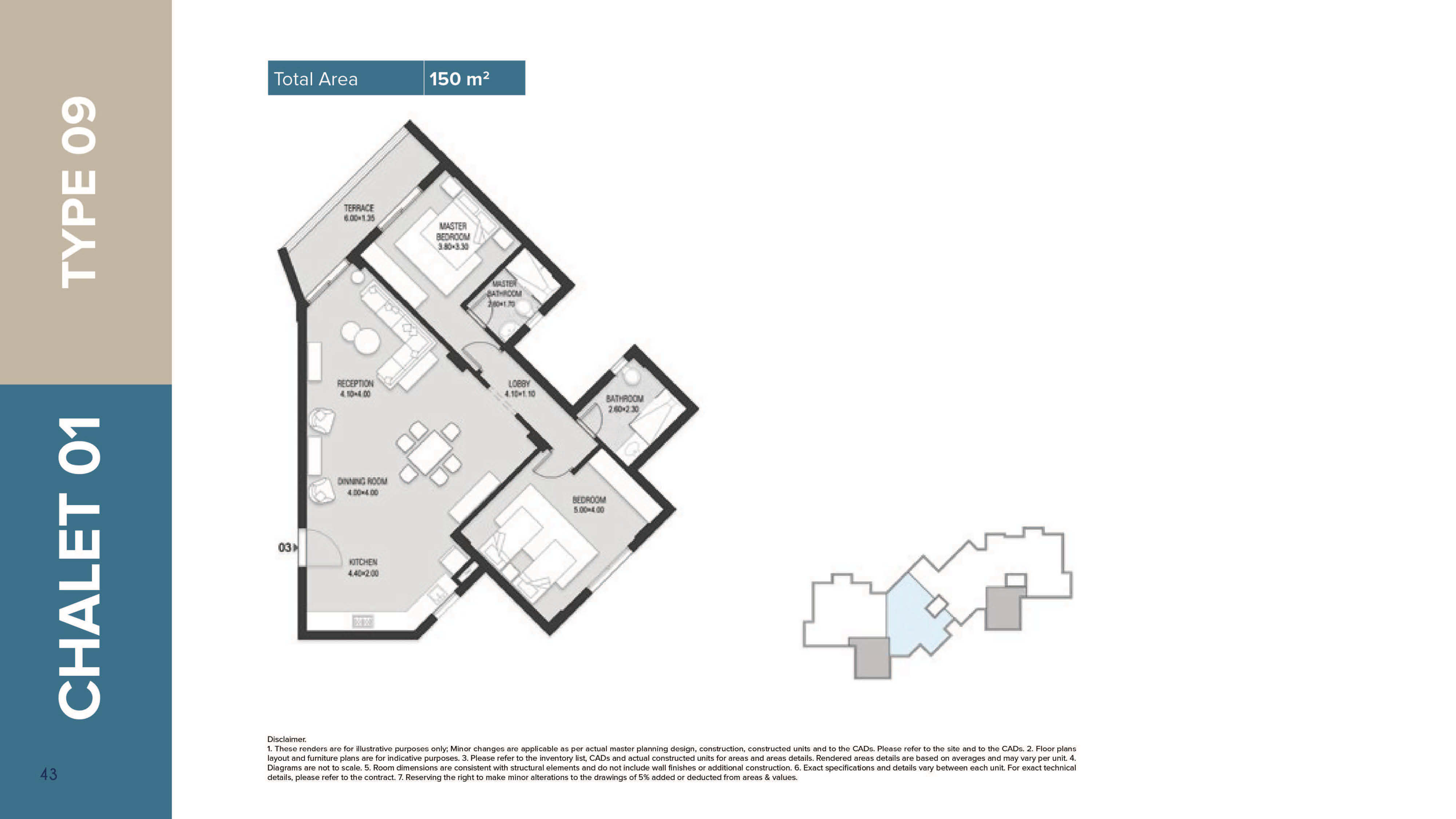 Mazarine Ria Chaletsfloor plan