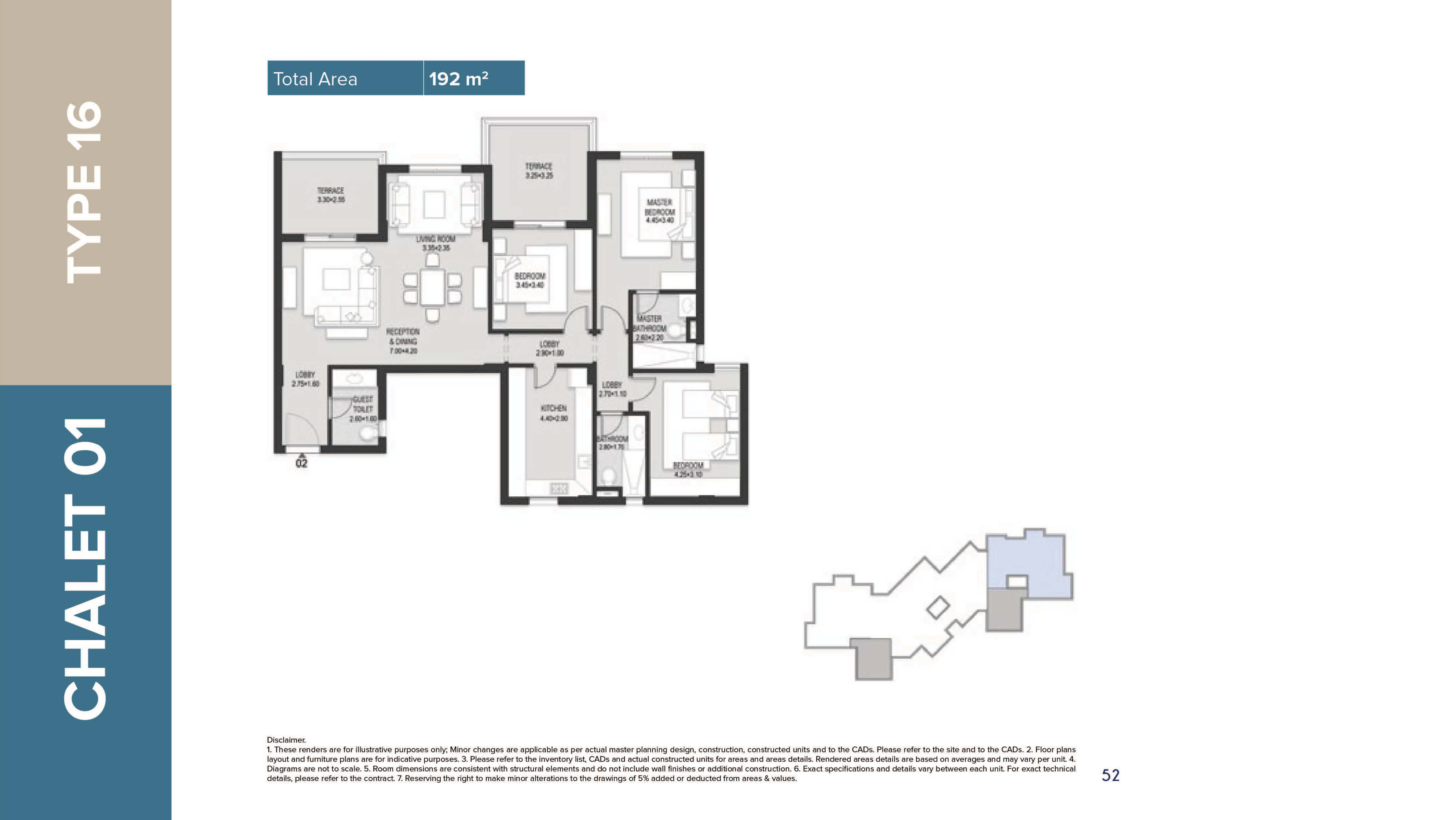 Mazarine Ria Chaletsfloor plan