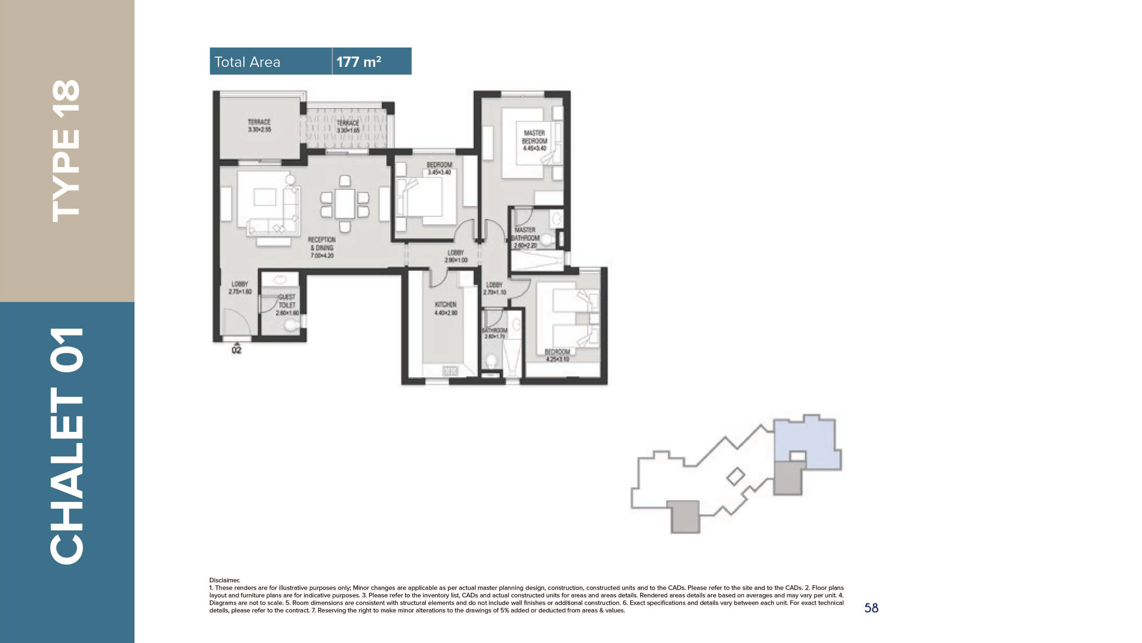 Mazarine Ria Chaletsfloor plan