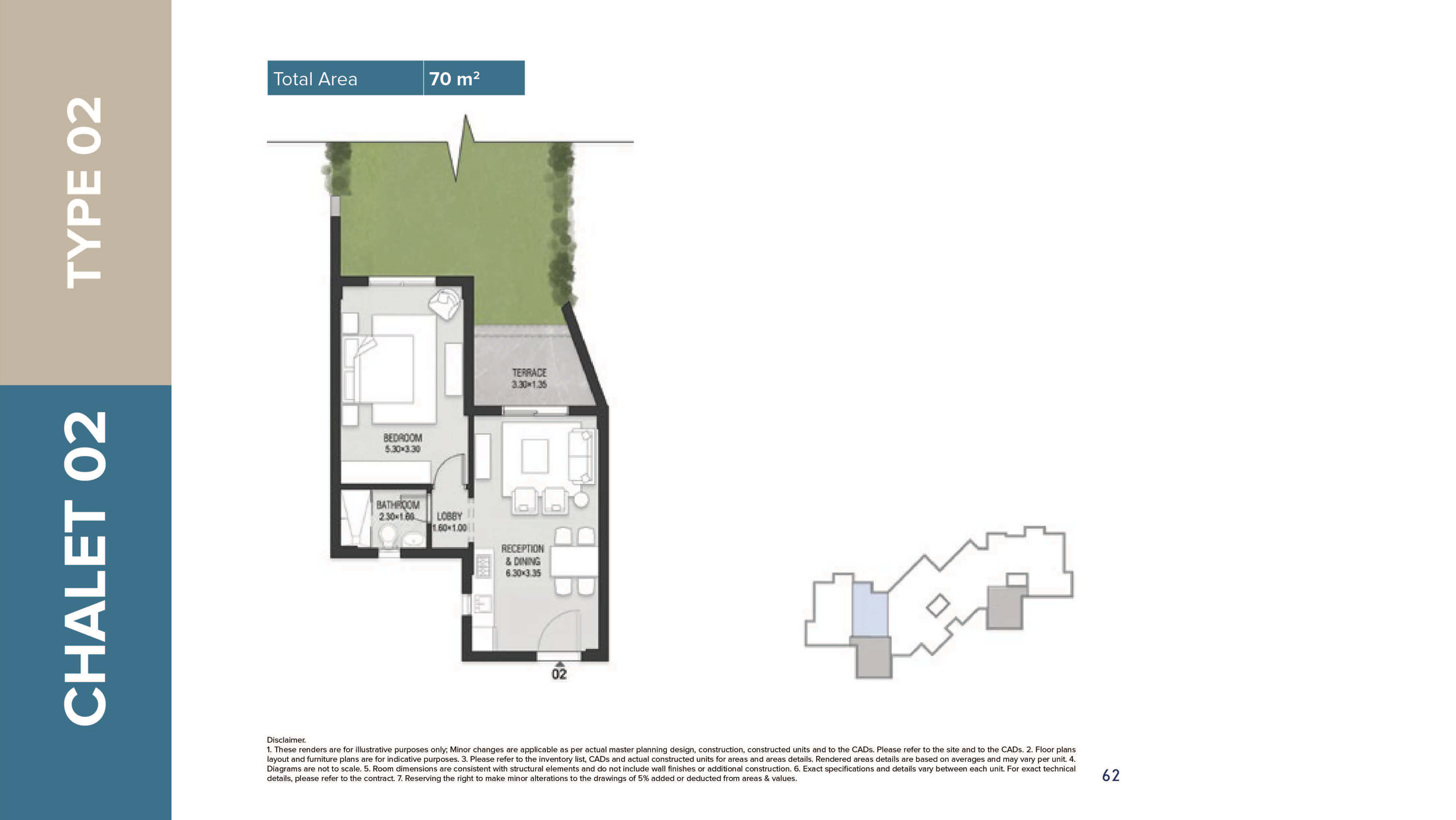 Mazarine Ria Chaletsfloor plan