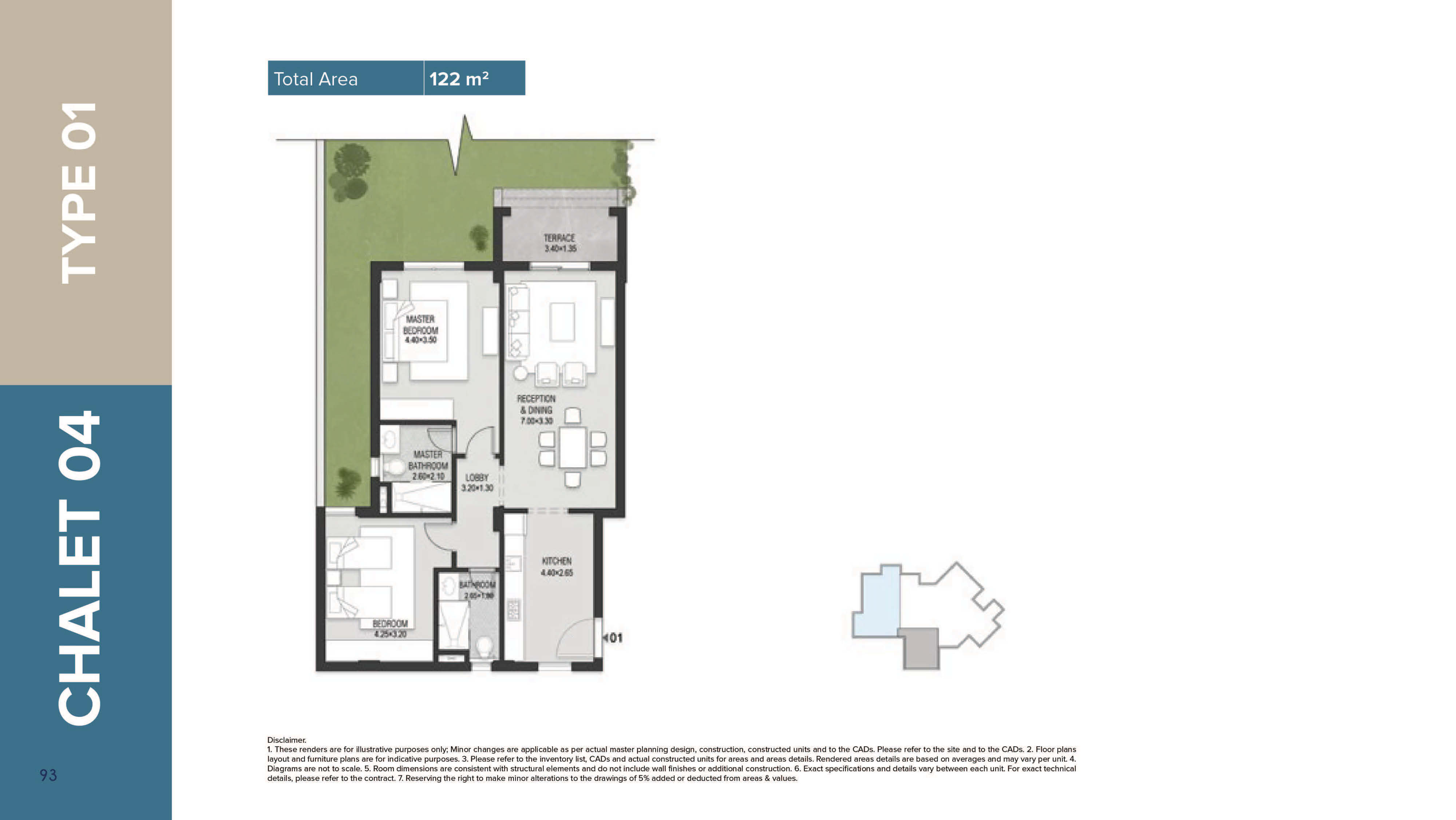 Mazarine Ria Chaletsfloor plan