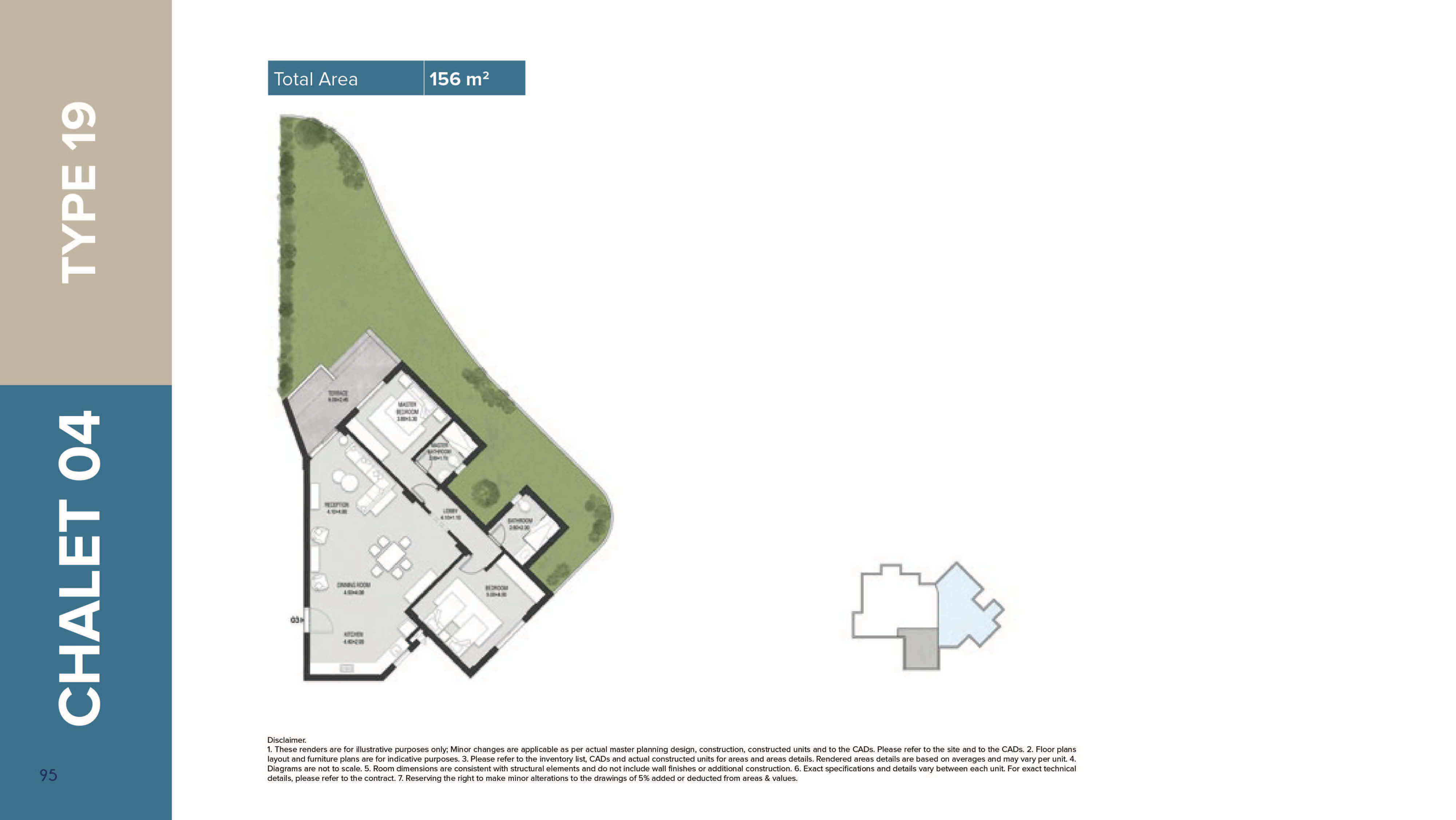 Mazarine Ria Chaletsfloor plan