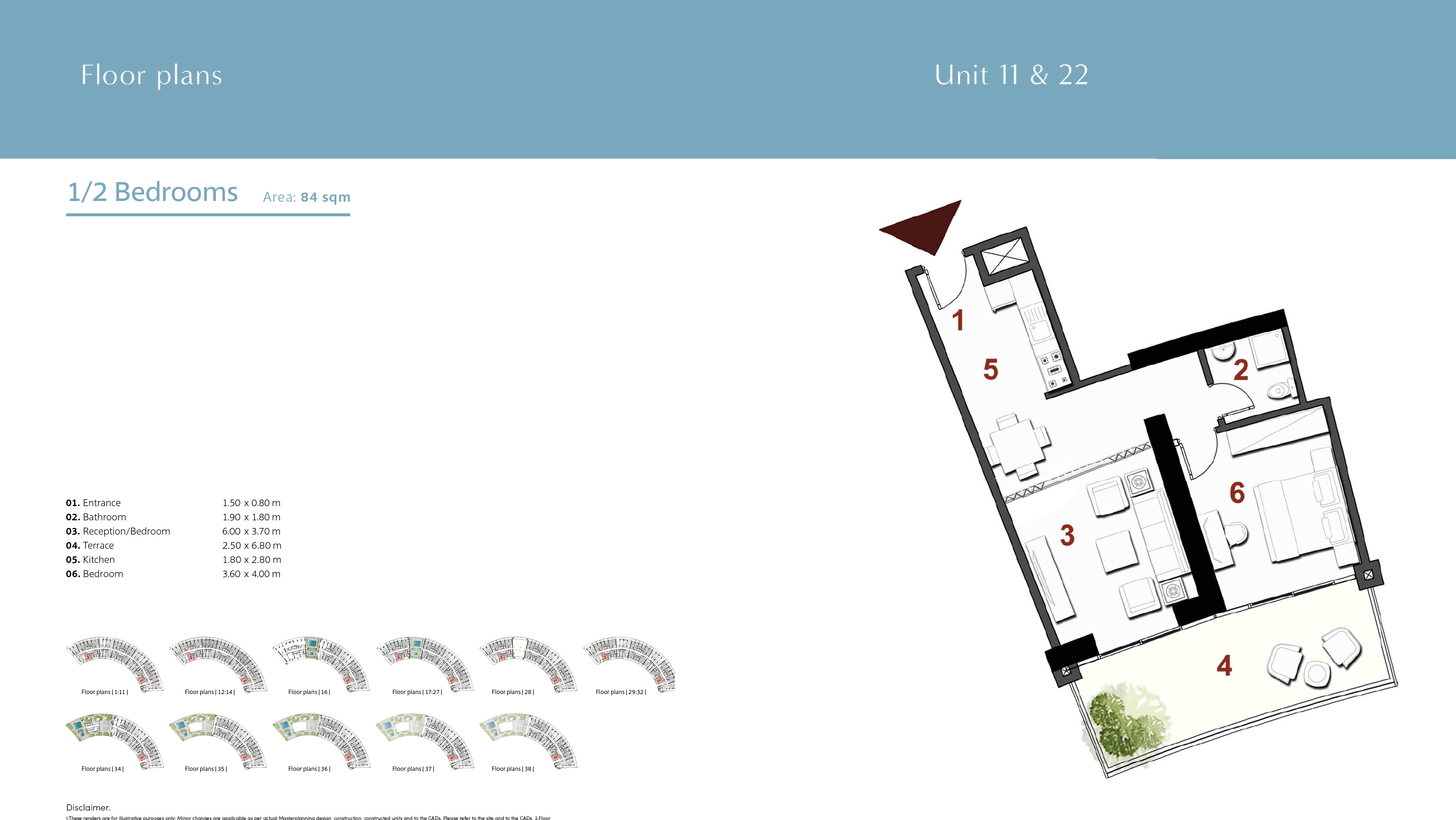 The Gate Towersfloor plan