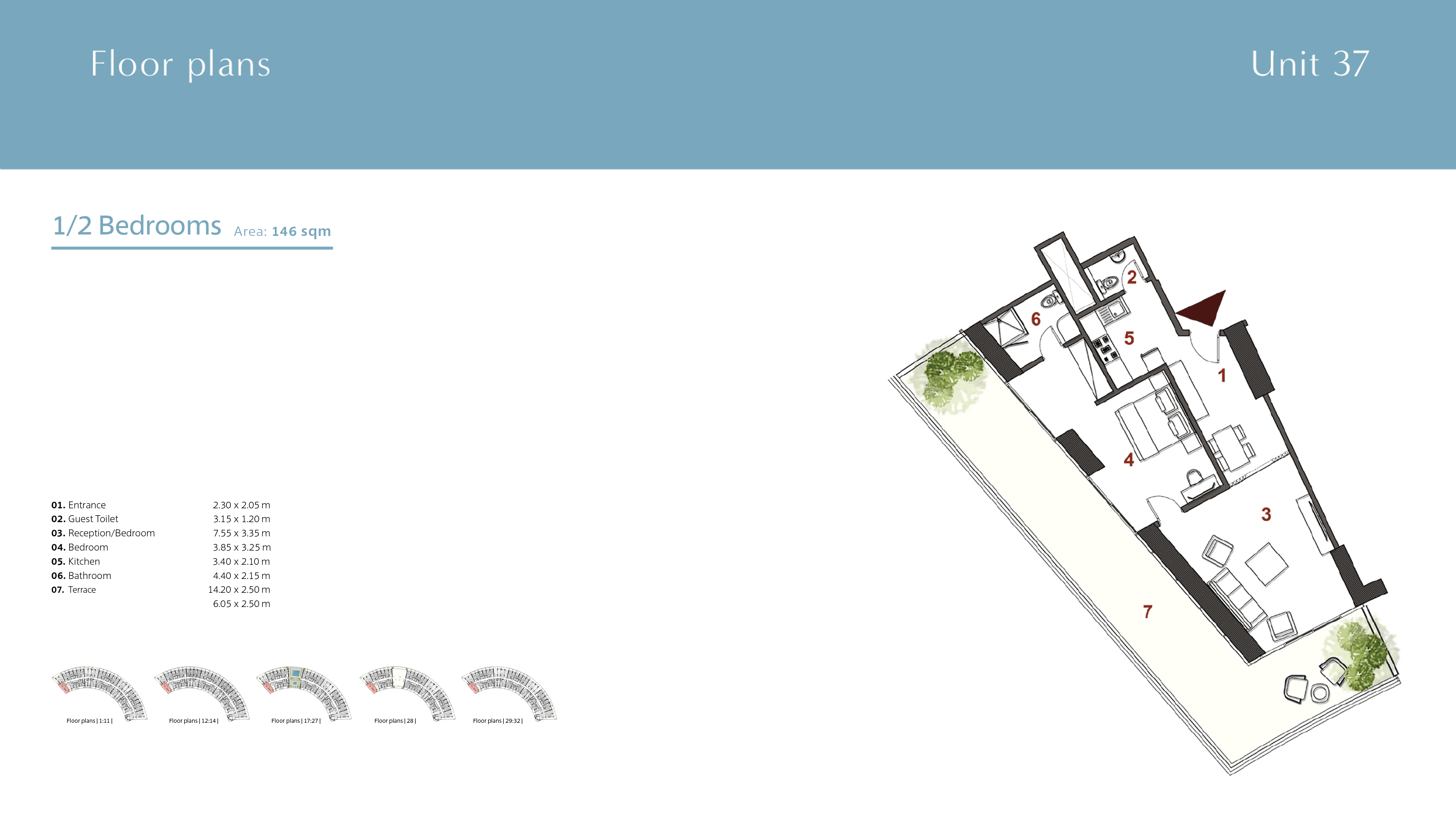 The Gate Towersfloor plan