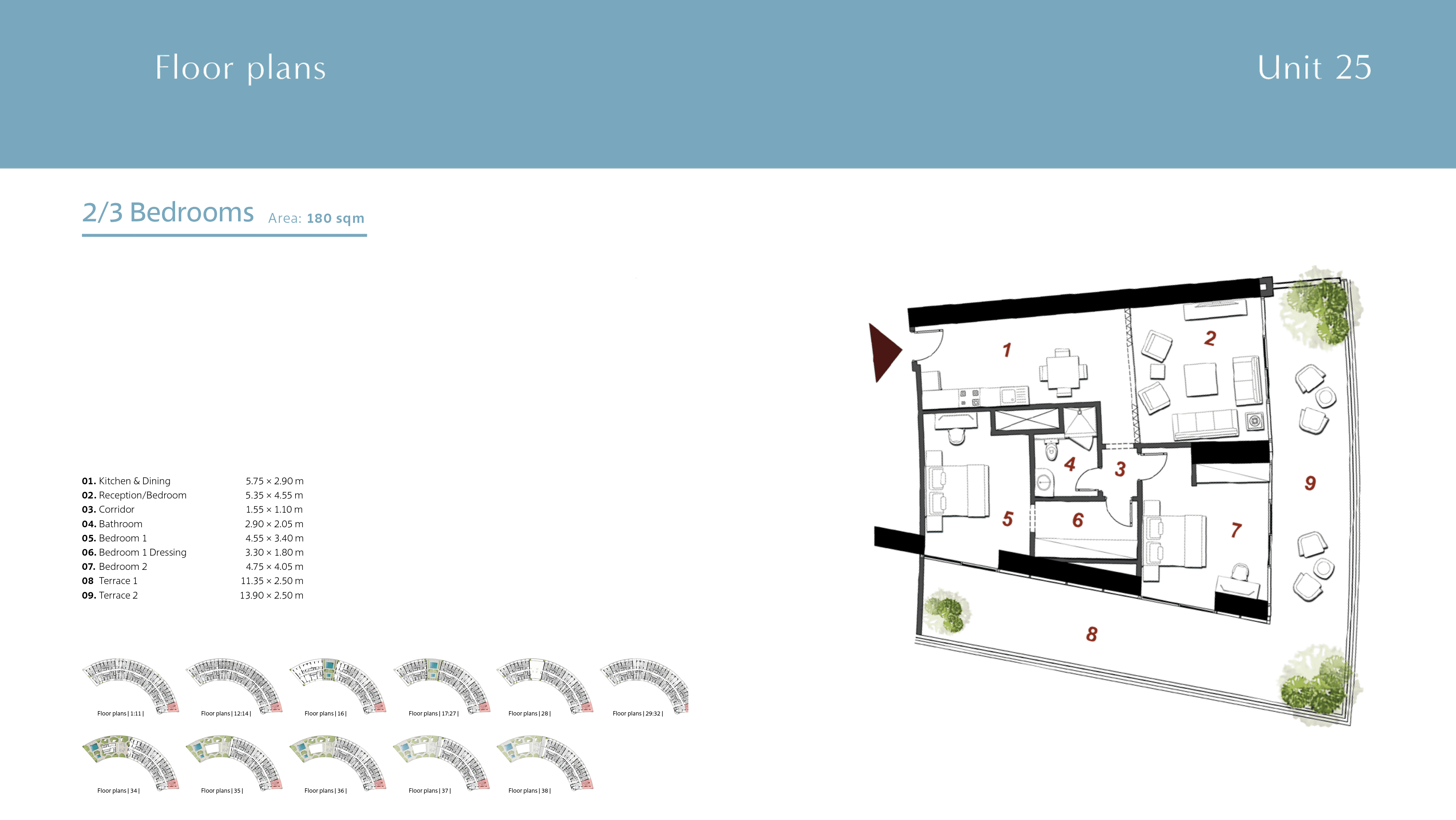 The Gate Towersfloor plan