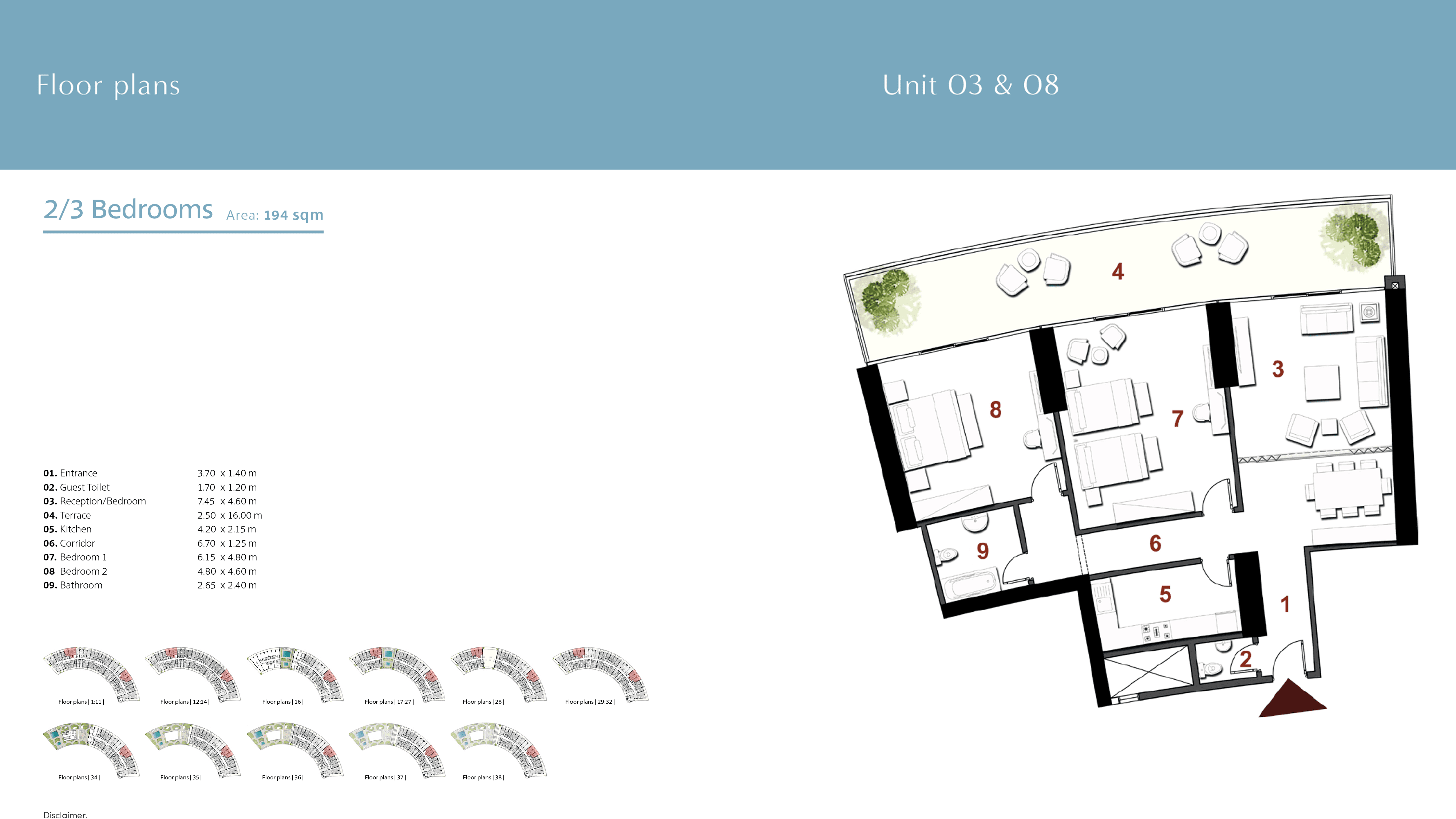The Gate Towersfloor plan