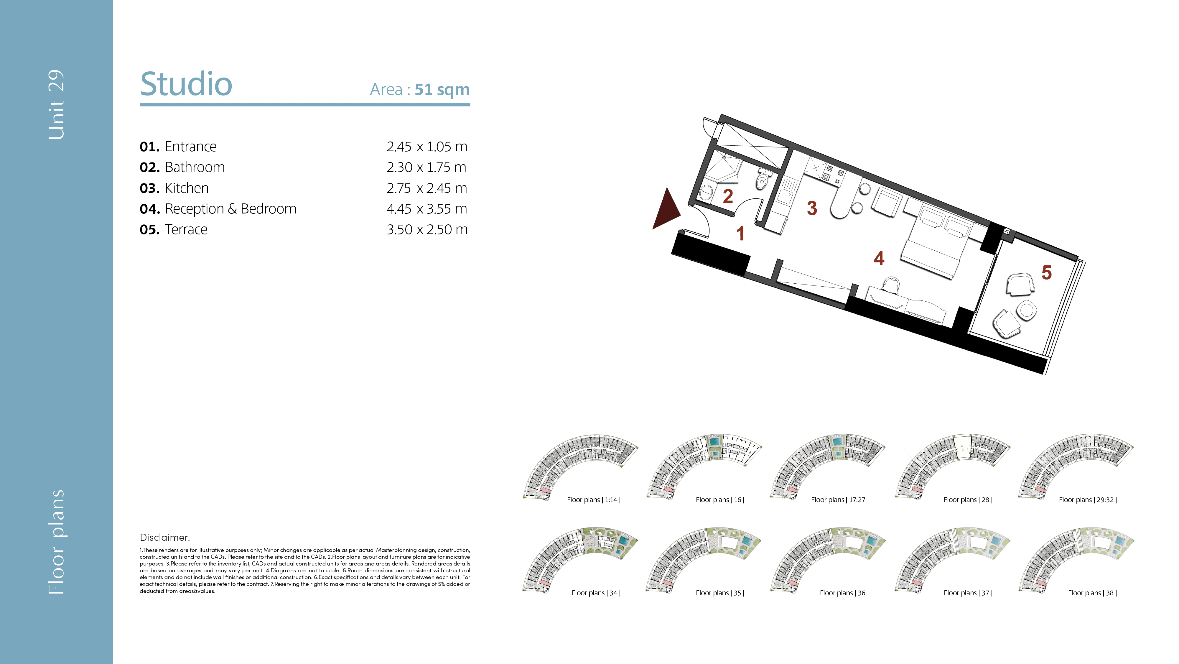 The Gate Towersfloor plan