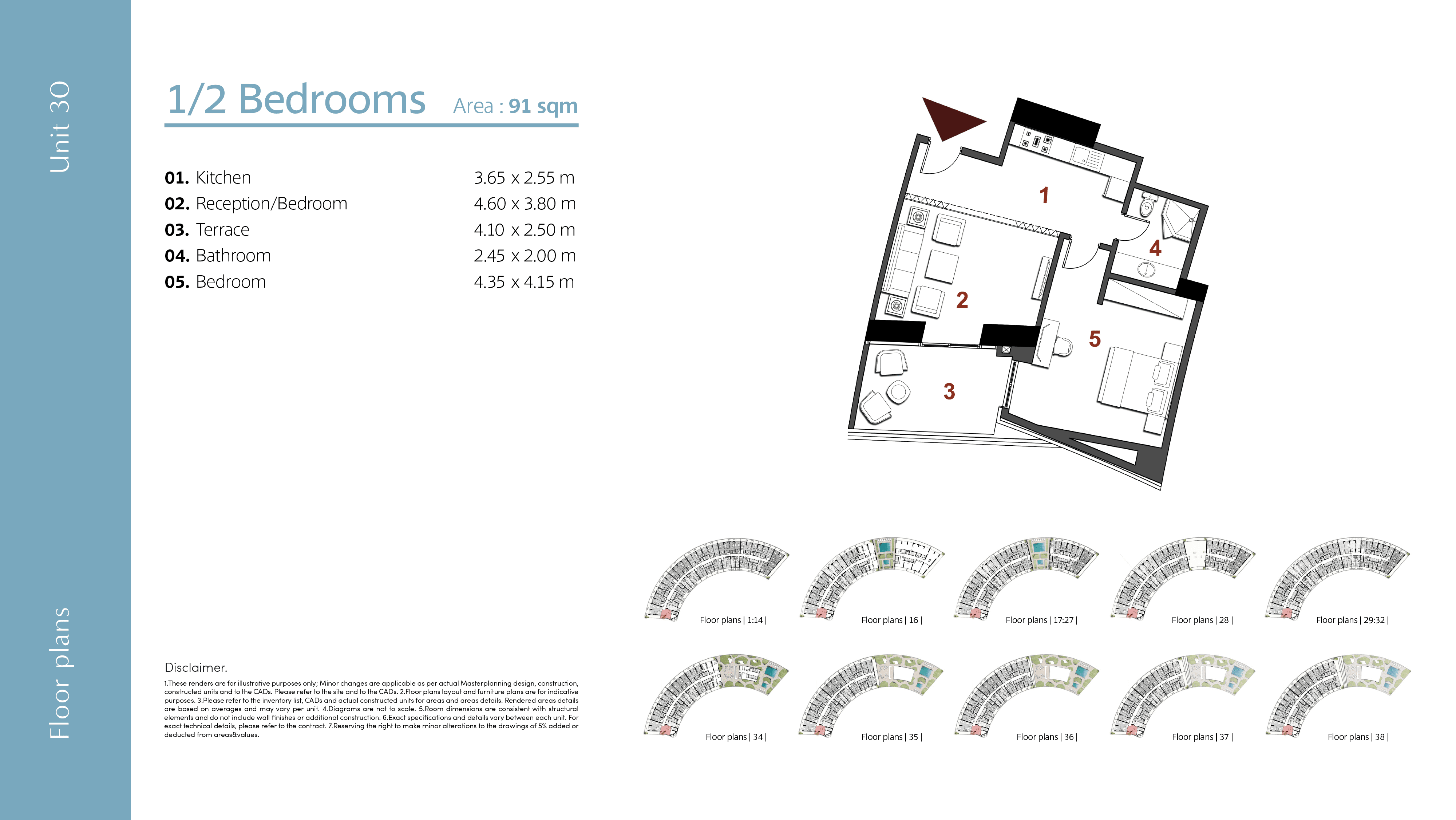 The Gate Towersfloor plan