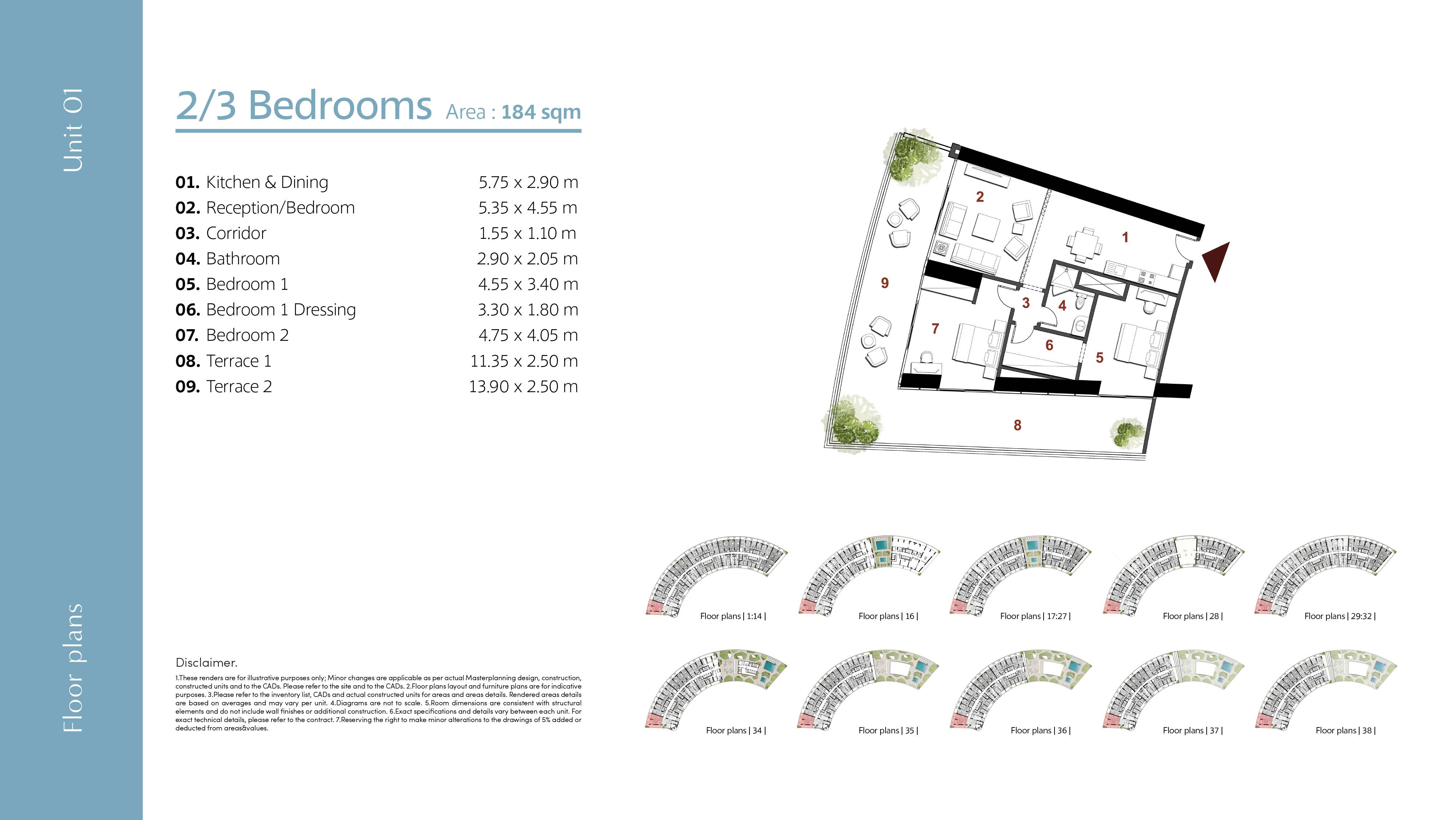 The Gate Towersfloor plan