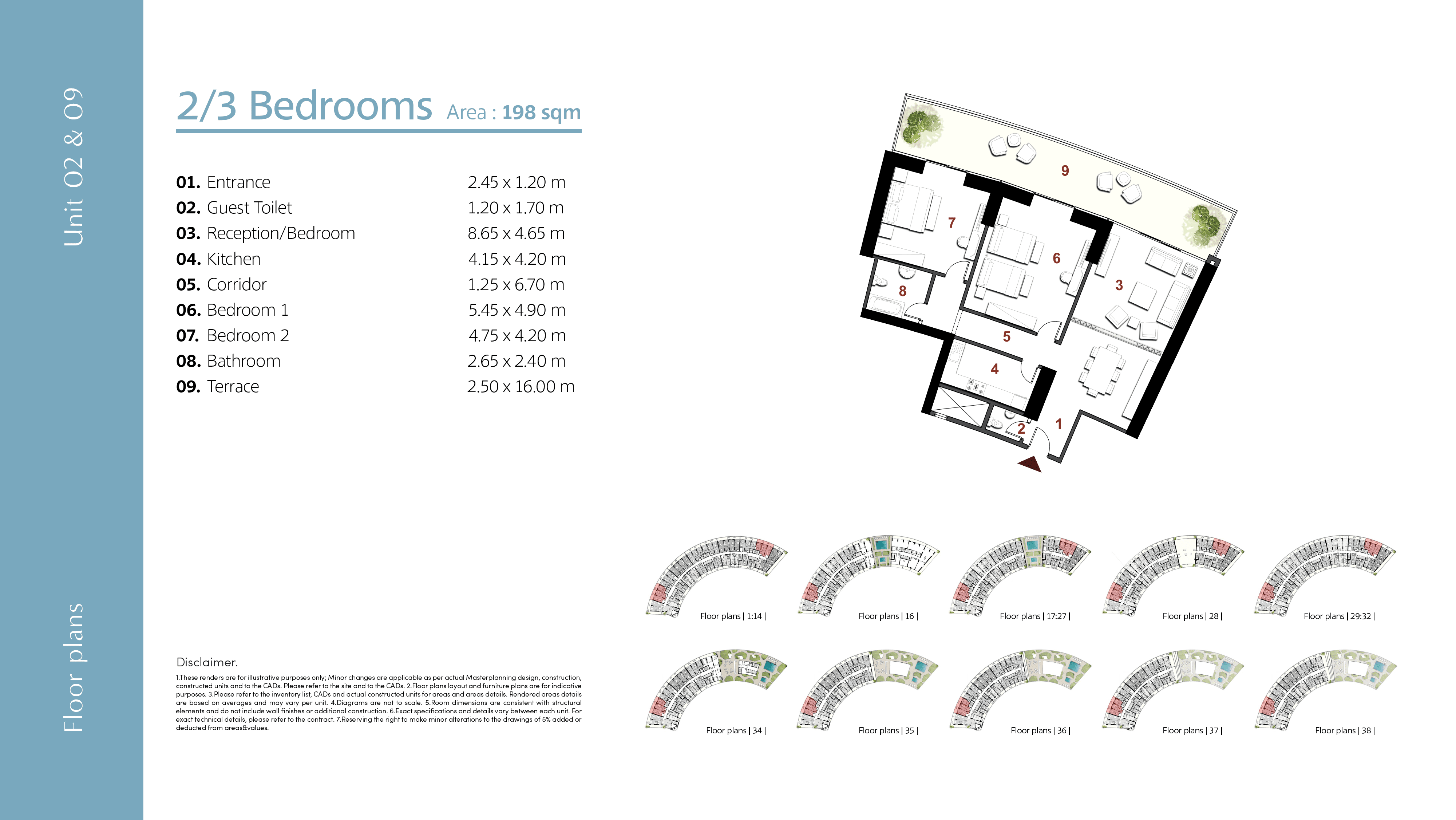 The Gate Towersfloor plan