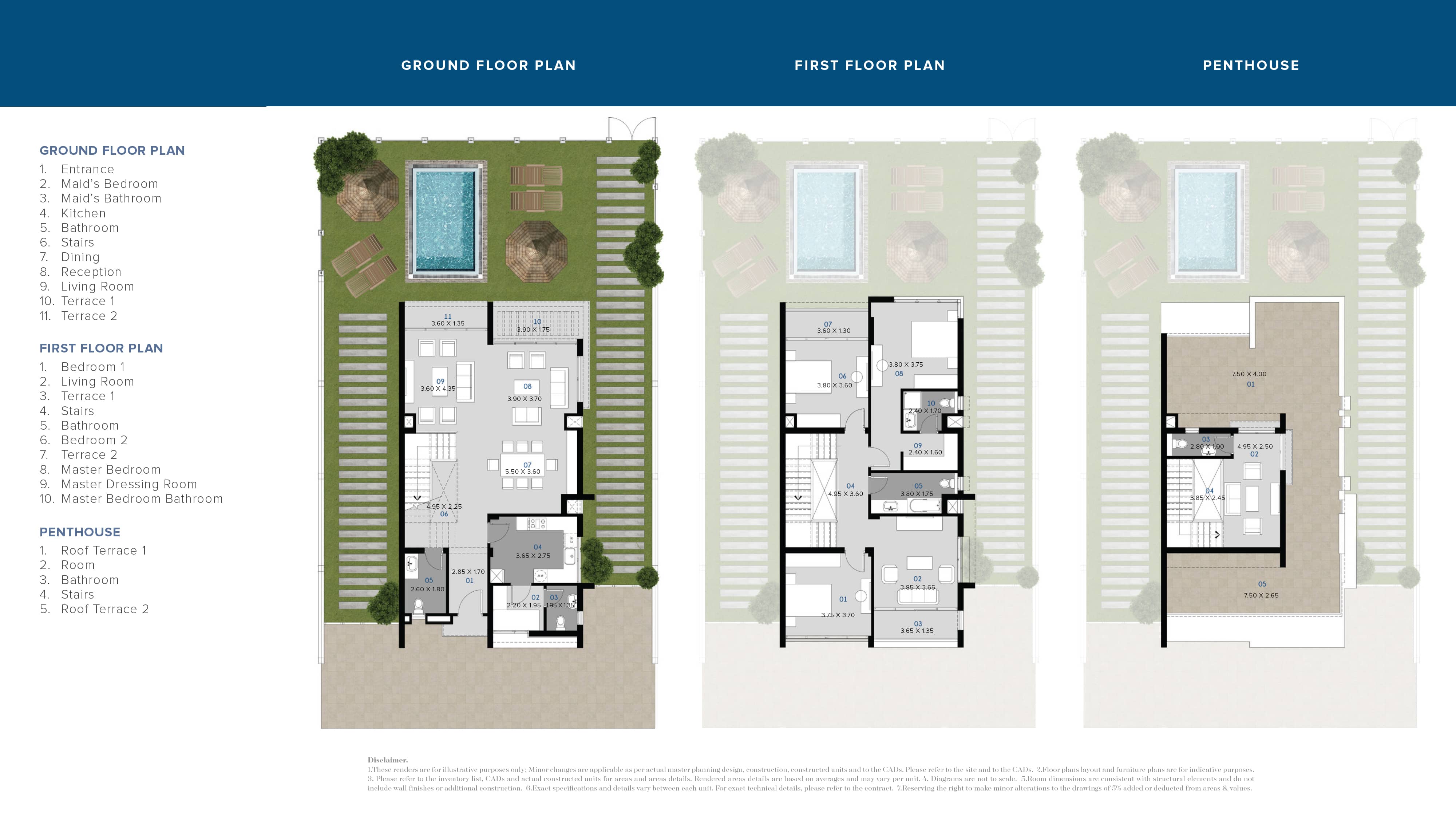 Mazarine Villasfloor plan