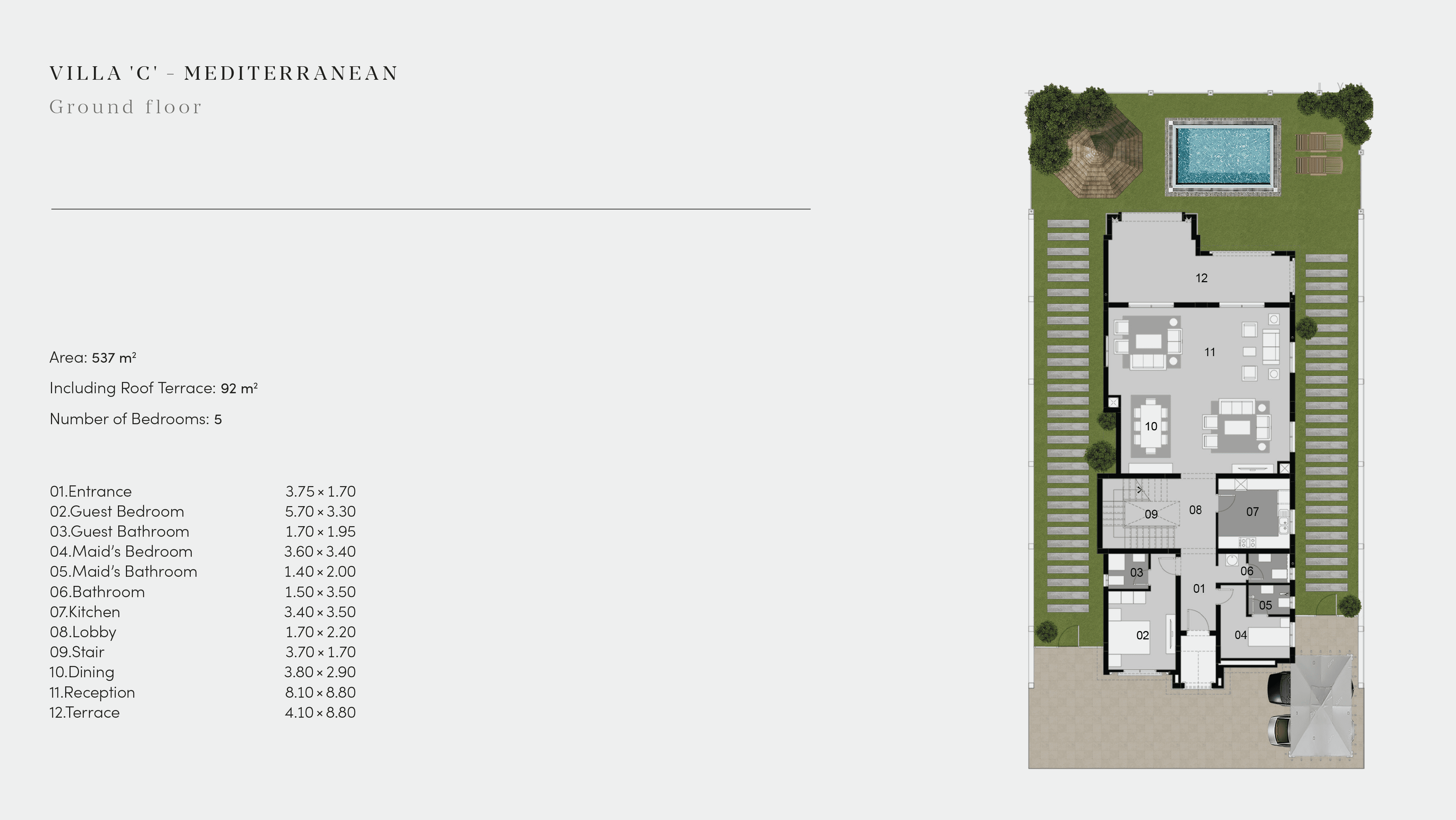 AlMaqsad Villasfloor plan