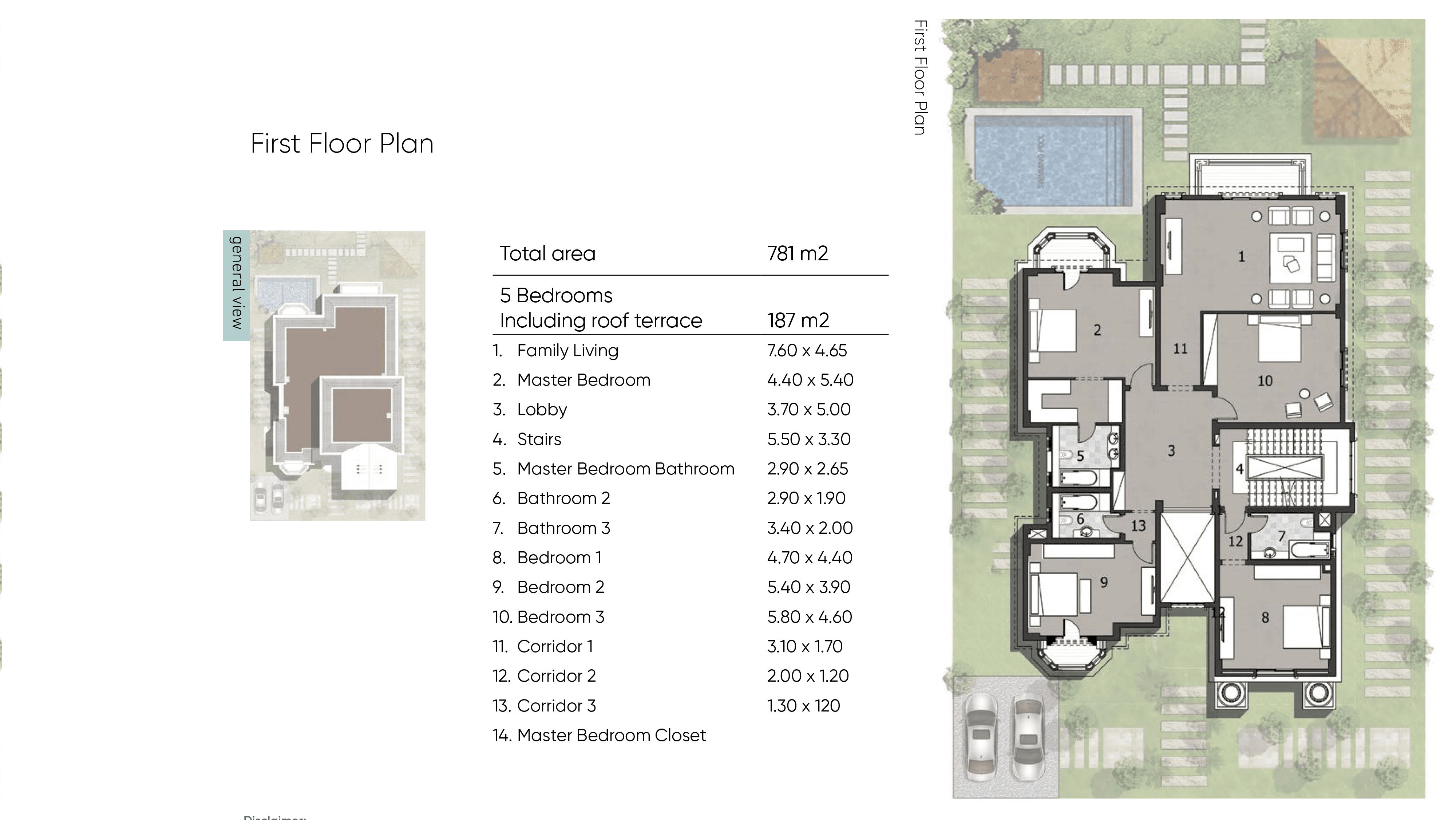 Zahyafloor plan
