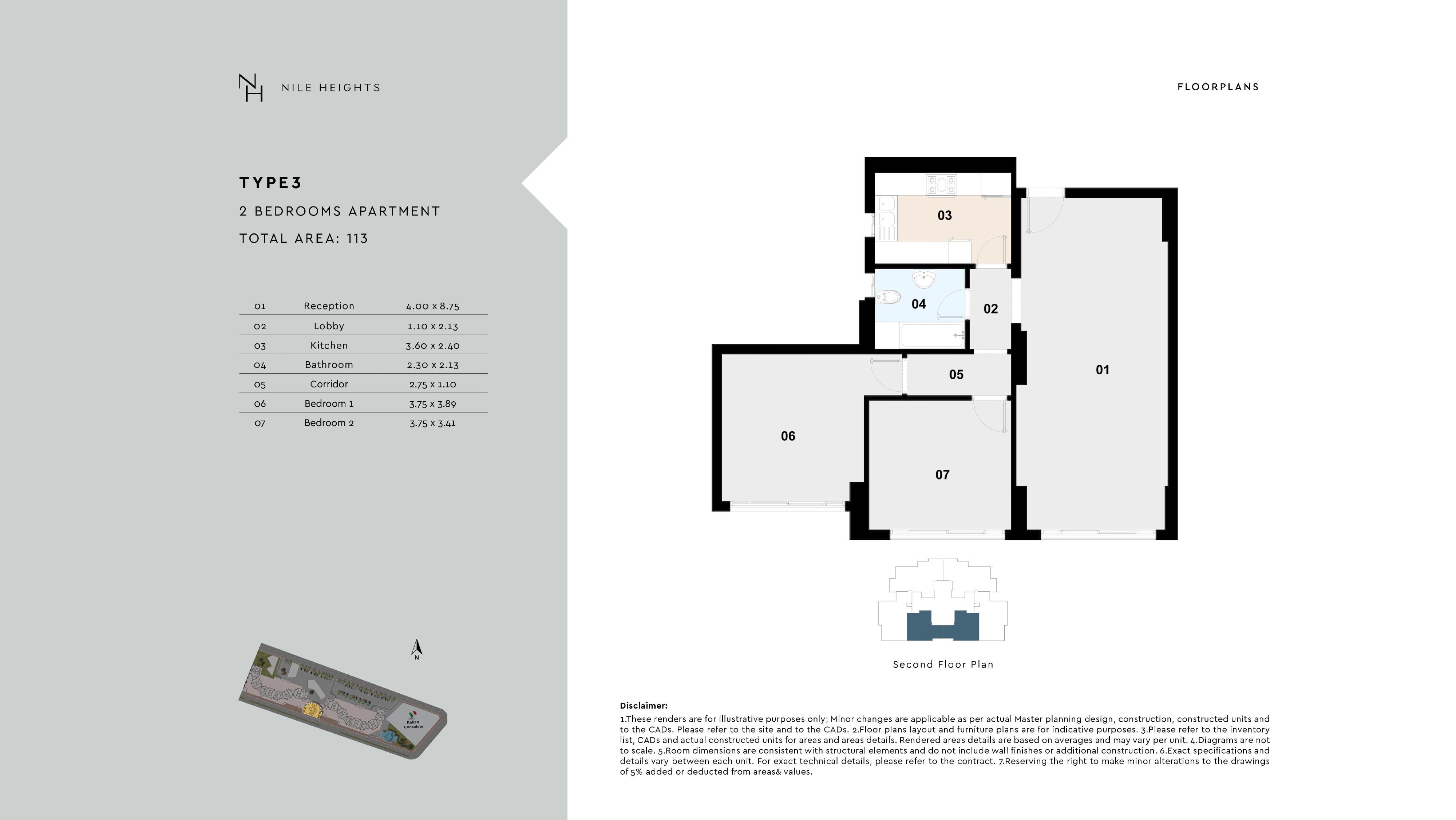 Maspero Nile Heightsfloor plan