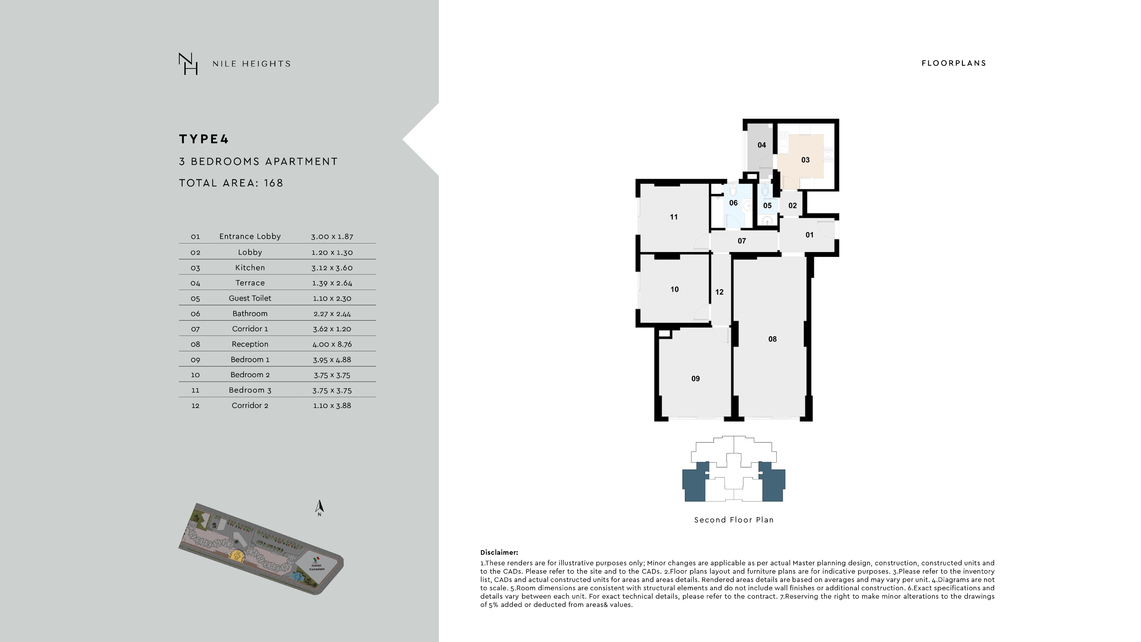 Maspero Nile Heightsfloor plan