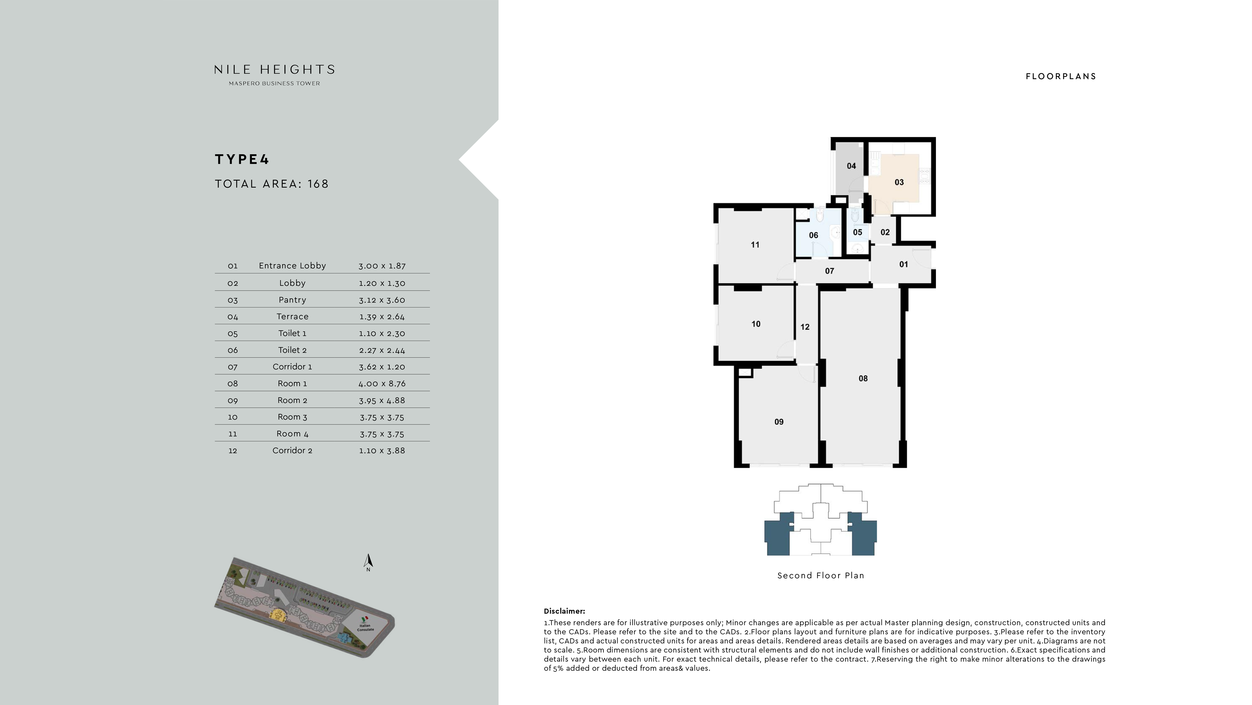 Maspero Business Towersfloor plan