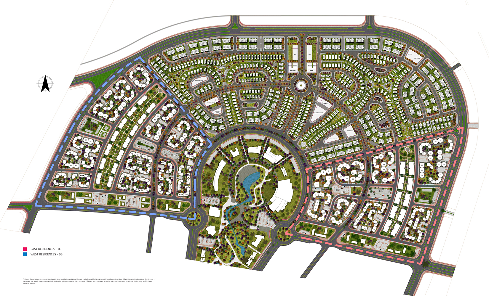 AlMaqsad Residencesmaster plan